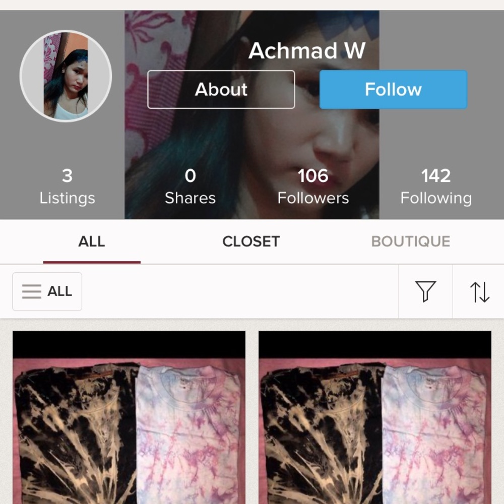 Selling shirts